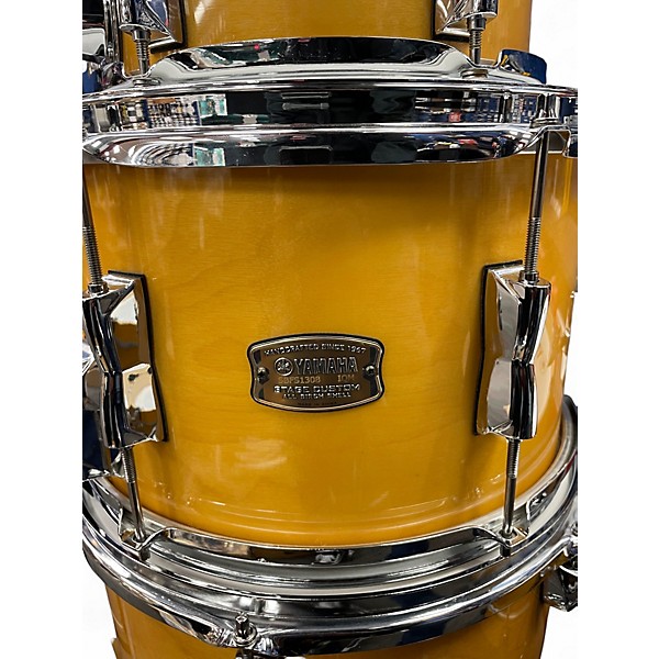 Used Yamaha 4 Piece Stage Custom Hip Butterscotch Drum Kit