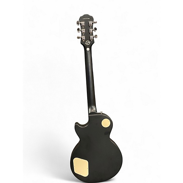 Used Epiphone Les Paul Traditional Pro Black Solid Body Electric Guitar