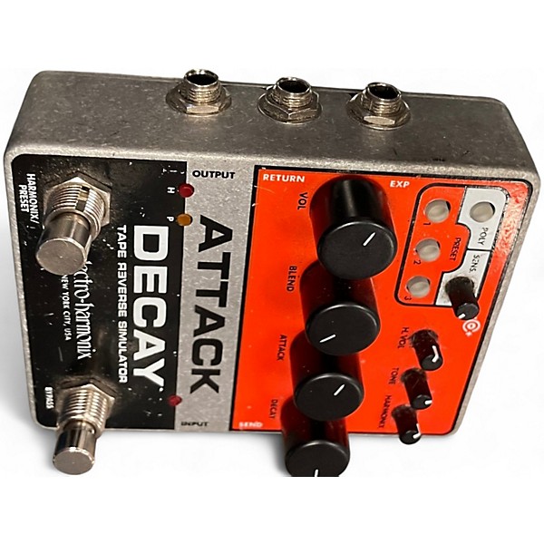 Used Electro-Harmonix Attack Decay Tape Reverse Simulator Effect Pedal