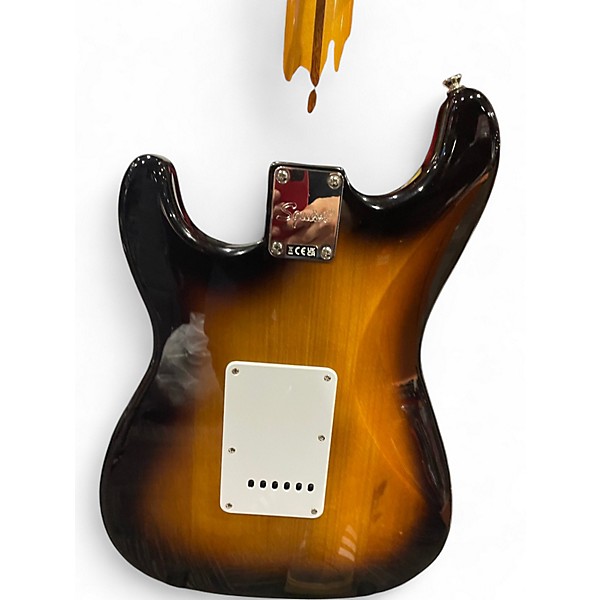 Used Squier Classic Vibe Stratocaster 2 Tone Sunburst Solid Body Electric Guitar