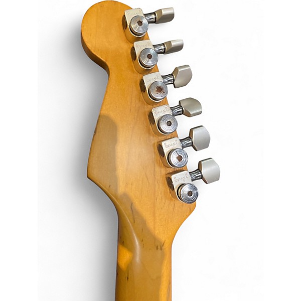 Vintage 1988 Fender STRATOCASTER PLUS DELUXE Vintage Yellow Solid Body Electric Guitar