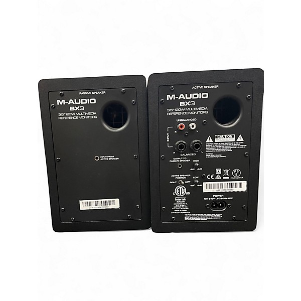 Used M-Audio BX3 Powered Monitor