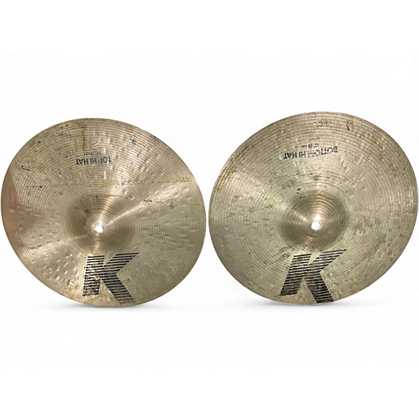 Used Zildjian 13in K Hi Hat Pair Cymbal