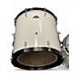 Used D3 Percussion 6 Piece Custom Polar White Drum Kit