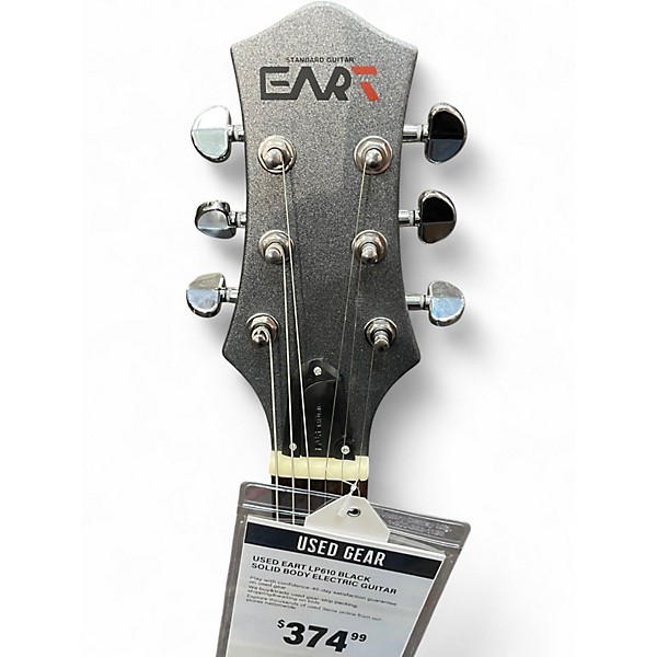 Used Eart LP610 black Solid Body Electric Guitar