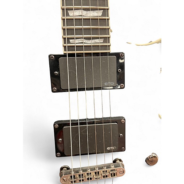 Used 2024 Ltd  EC 401 Gray Solid Body Electric Guitar