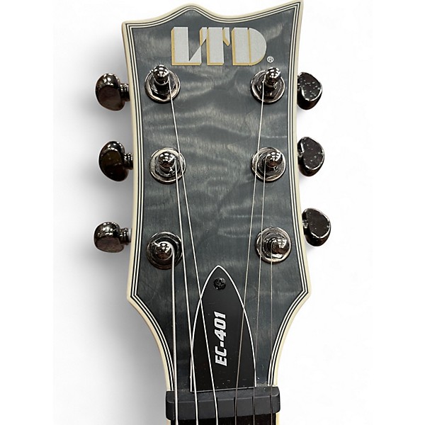 Used 2024 Ltd  EC 401 Gray Solid Body Electric Guitar