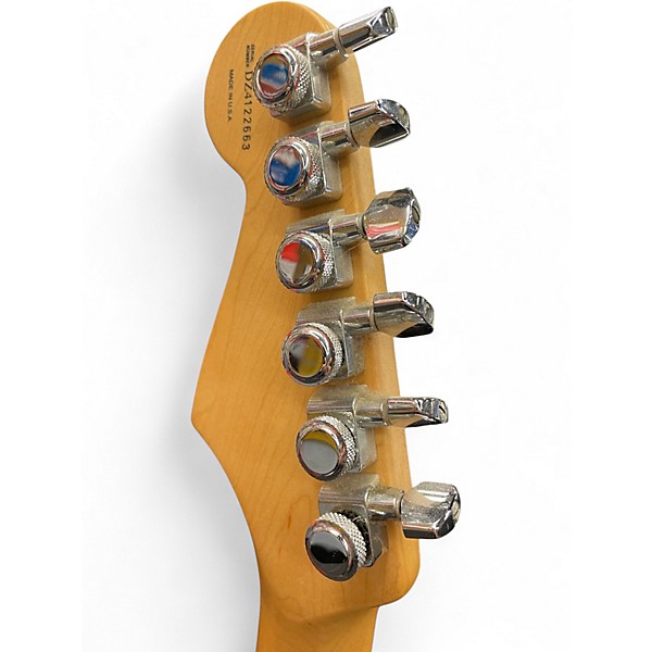 Used Fender Deluxe Stratocaster HSS MONTEGO BLACK Solid Body Electric Guitar