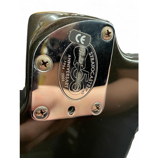 Used Fender Deluxe Stratocaster HSS MONTEGO BLACK Solid Body Electric Guitar