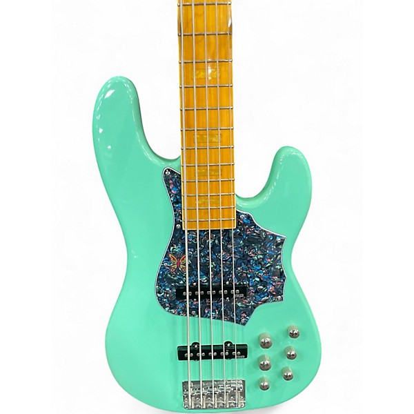 Used Markbass GV5 Surf Green Electric Bass Guitar