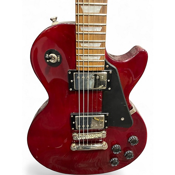 Used Epiphone Les Paul Studio Worn Cherry Solid Body Electric Guitar