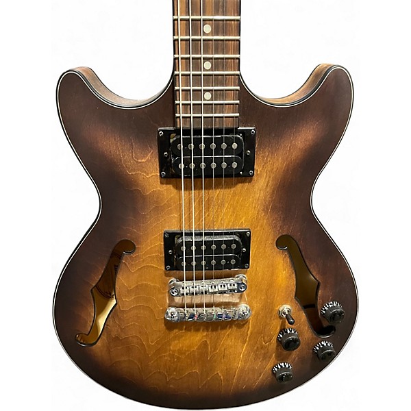 Used Ibanez AM73B Archtop TOBACCO FLAT Hollow Body Electric Guitar