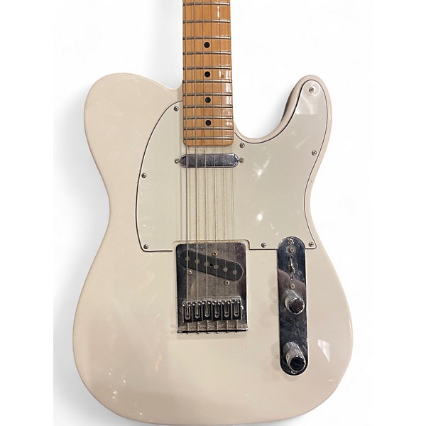 Used Fender Player Telecaster White Solid Body Electric Guitar