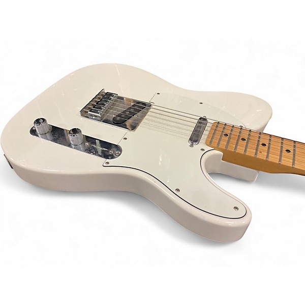 Used Fender Player Telecaster White Solid Body Electric Guitar