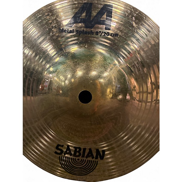 Used SABIAN 8in AA Metal X Splash Cymbal
