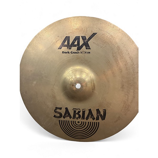 Used SABIAN 14in AAX Series Dark Crash Cymbal