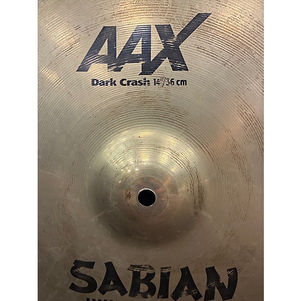 Used SABIAN 14in AAX Series Dark Crash Cymbal