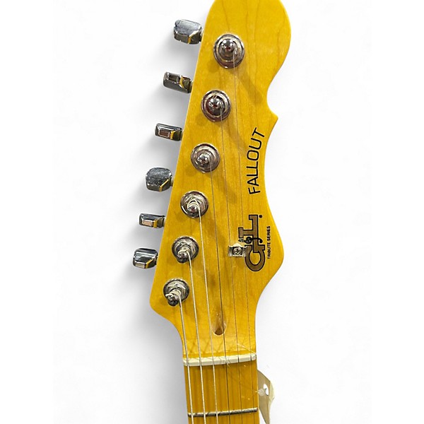 Used G&L Tribute Fallout Black Solid Body Electric Guitar