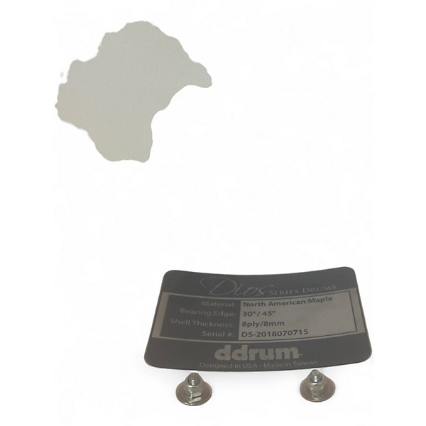 Used ddrum 14in DIOS SATIN GOLD Drum