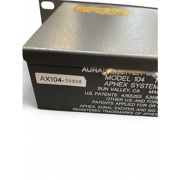 Used Aphex Aural Exciter & Big Bottom Effect Processor