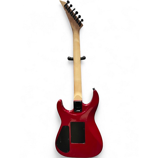 Used Jackson JS34Q Dinky Transparent Red Solid Body Electric Guitar