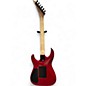 Used Jackson JS34Q Dinky Transparent Red Solid Body Electric Guitar