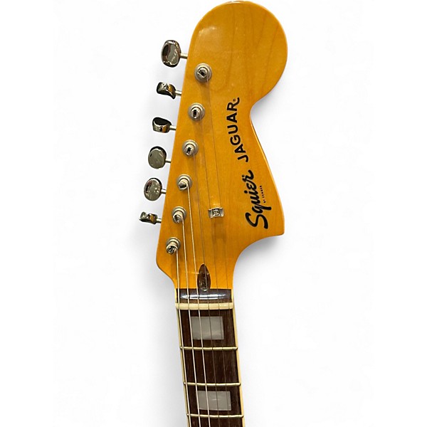 Used Squier CLASSIC VIBE 70'S JAGUAR Blue Solid Body Electric Guitar