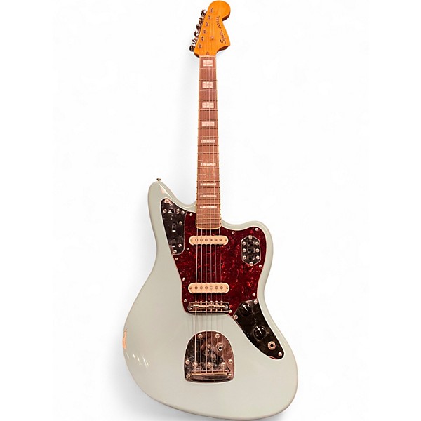 Used Squier CLASSIC VIBE 70'S JAGUAR Blue Solid Body Electric Guitar