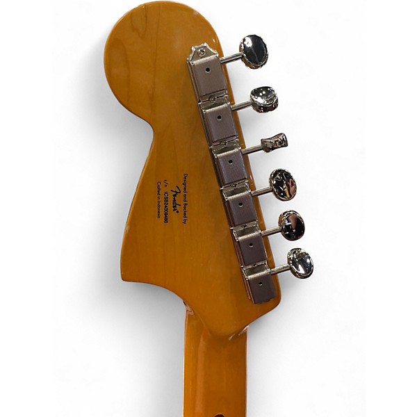 Used Squier CLASSIC VIBE 70'S JAGUAR Blue Solid Body Electric Guitar