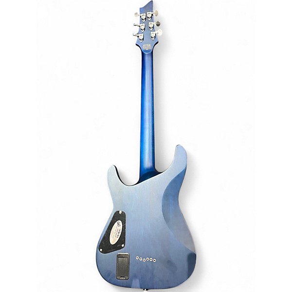 Used Schecter Guitar Research C1 Platinum SATIN BLUE Solid Body Electric Guitar