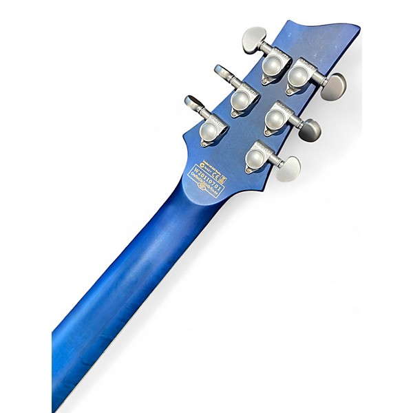 Used Schecter Guitar Research C1 Platinum SATIN BLUE Solid Body Electric Guitar