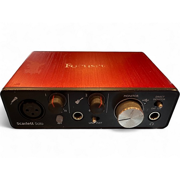 Used Focusrite Scarlett Solo Gen 2 Audio Interface