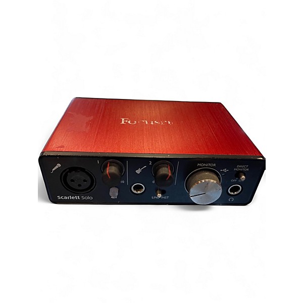 Used Focusrite Scarlett Solo Gen 2 Audio Interface