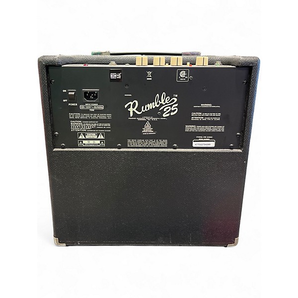 Used Fender Rumble 25 25W 1x8 Bass Combo Amp