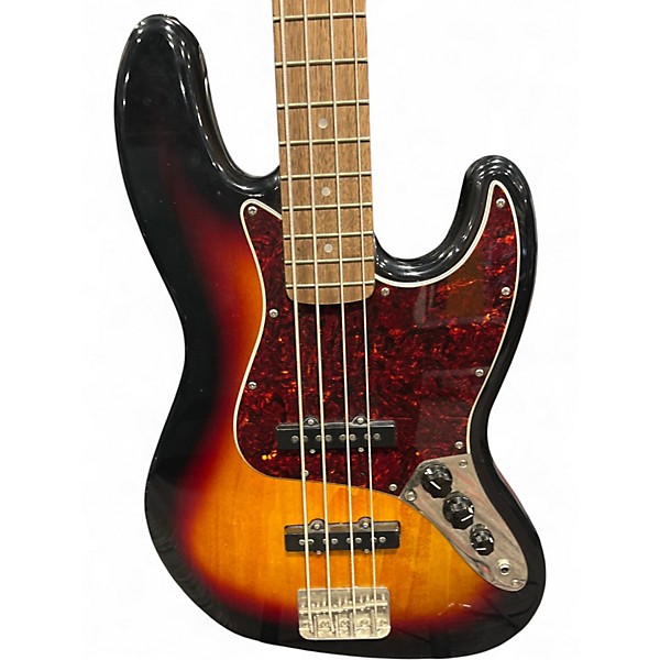 Used Squier Classic Vibe 70s Jazz Bass 3 Color Sunburst Electric Bass Guitar