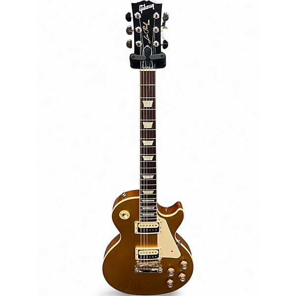 Used Gibson Les Paul Classic Gold Top Solid Body Electric Guitar