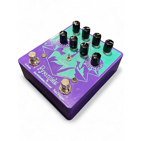 Used EarthQuaker Devices Pyramids Stereo Flanging Device Effect Pedal