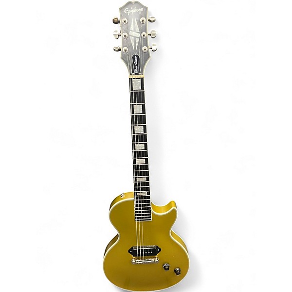 Used Epiphone BLUES POWER Gold Solid Body Electric Guitar