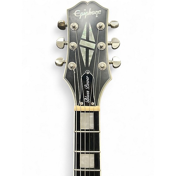 Used Epiphone BLUES POWER Gold Solid Body Electric Guitar