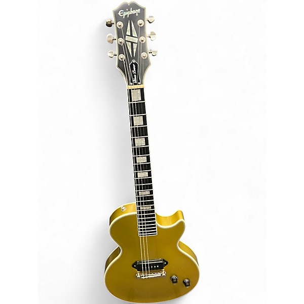 Used Epiphone BLUES POWER Gold Solid Body Electric Guitar