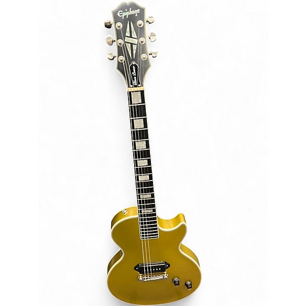 Used Epiphone BLUES POWER Gold Solid Body Electric Guitar