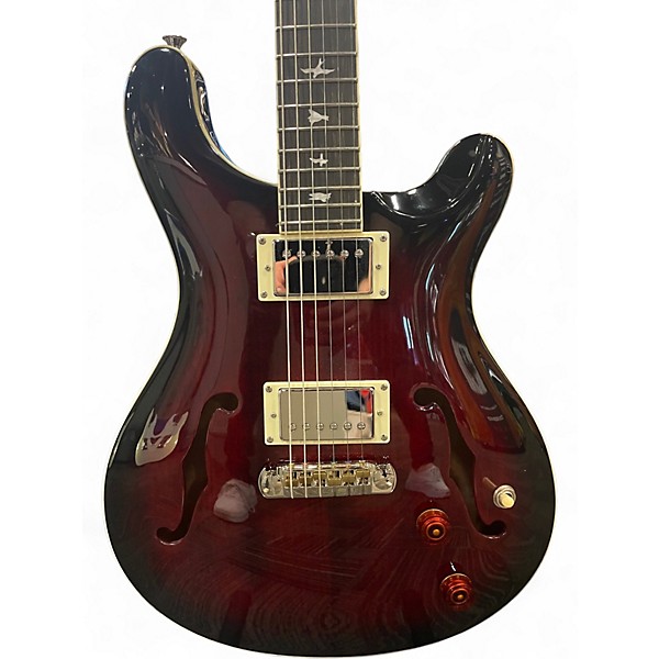 Used PRS SE Hollowbody Fireglo Hollow Body Electric Guitar
