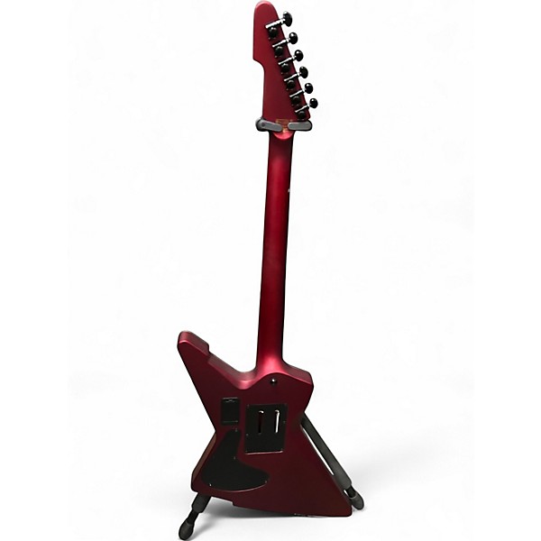Used Schecter Guitar Research E1 FR S Sustainiac Satin Candy Apple Red Solid Body Electric Guitar