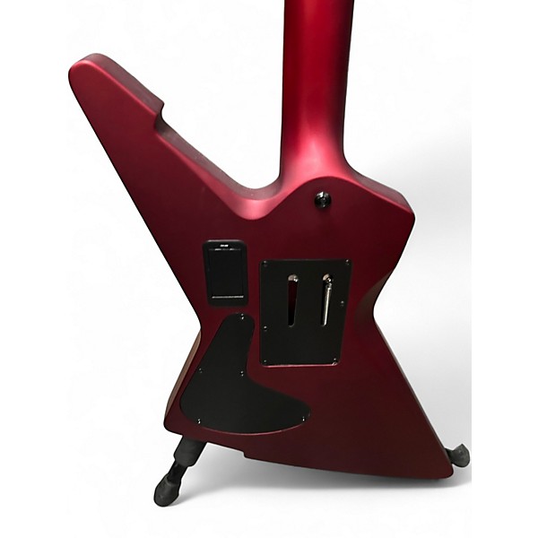 Used Schecter Guitar Research E1 FR S Sustainiac Satin Candy Apple Red Solid Body Electric Guitar