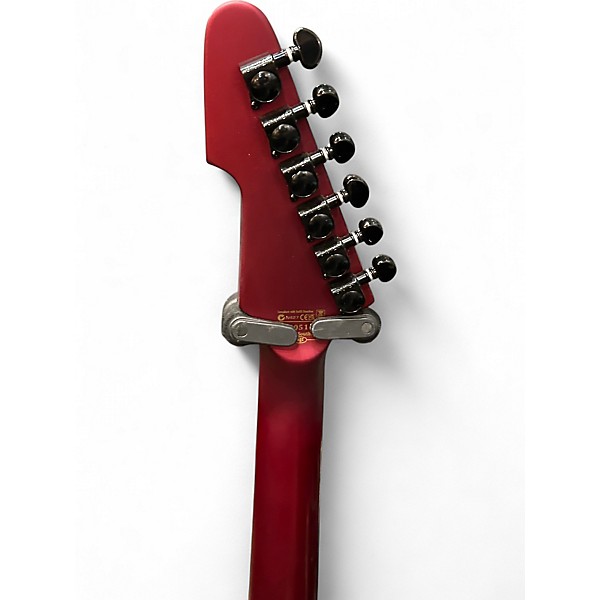 Used Schecter Guitar Research E1 FR S Sustainiac Satin Candy Apple Red Solid Body Electric Guitar