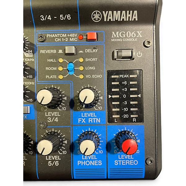 Used Yamaha MG06X Unpowered Mixer