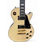 Used 2023 Epiphone Les Paul Custom Blackback Pro CREAM W BLACK BACK Solid Body Electric Guitar thumbnail