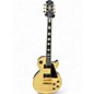 Used 2023 Epiphone Les Paul Custom Blackback Pro CREAM W BLACK BACK Solid Body Electric Guitar
