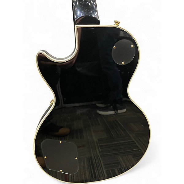 Used 2023 Epiphone Les Paul Custom Blackback Pro CREAM W BLACK BACK Solid Body Electric Guitar