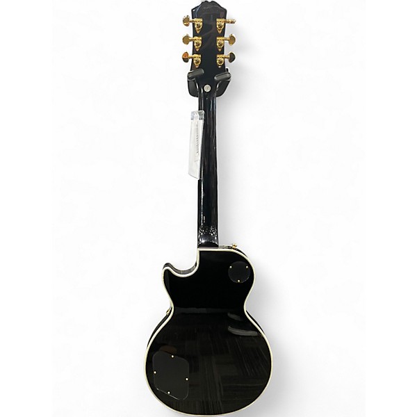 Used 2023 Epiphone Les Paul Custom Blackback Pro CREAM W BLACK BACK Solid Body Electric Guitar